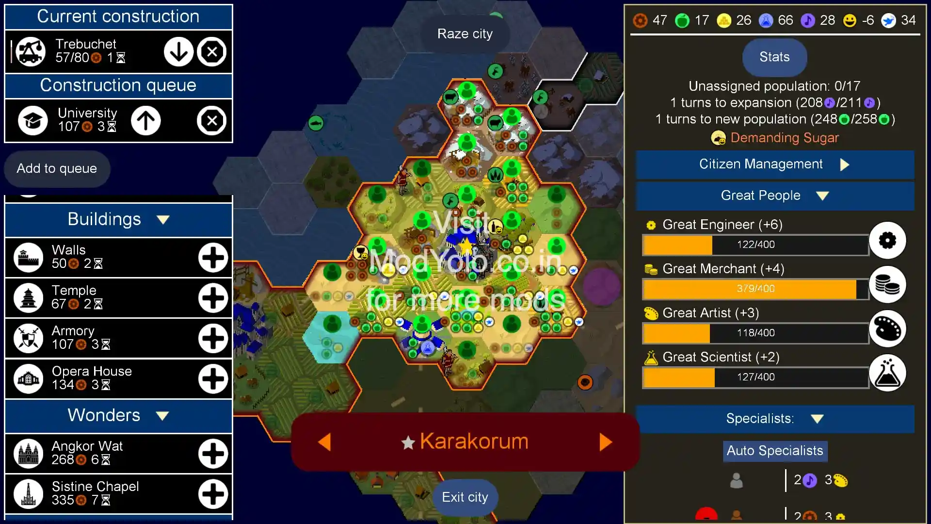 Unciv MOD APK Unlimited Science